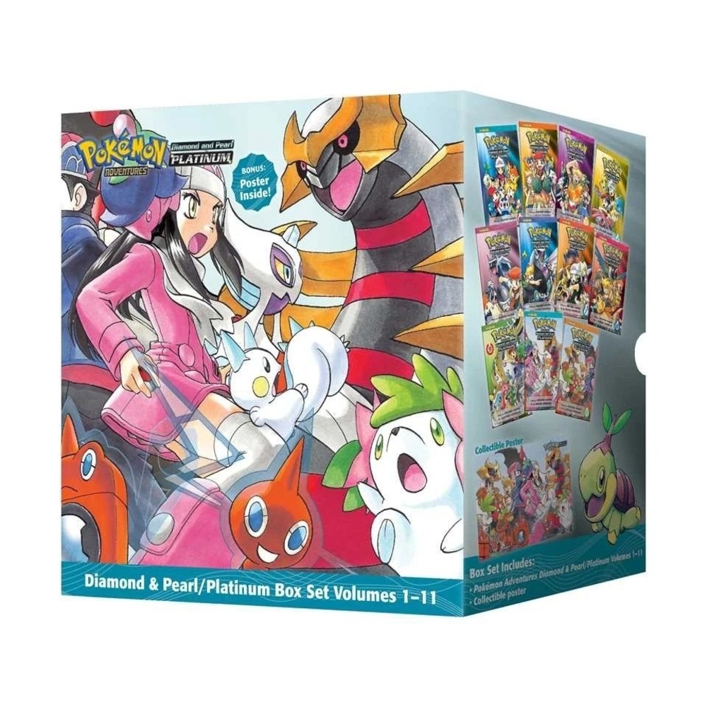 New Pokémon Adventures Diamond & Pearl Platinum Manga Box Set Volumes 1-11 Books